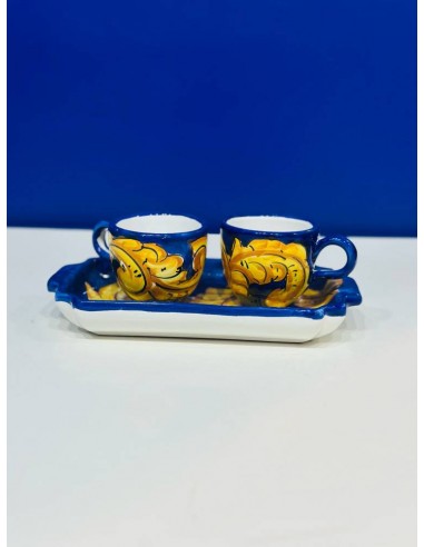 Set tazzine caffè con vassoio